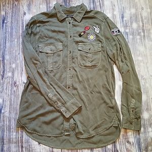 American Eagle button down size small boyfriend fit